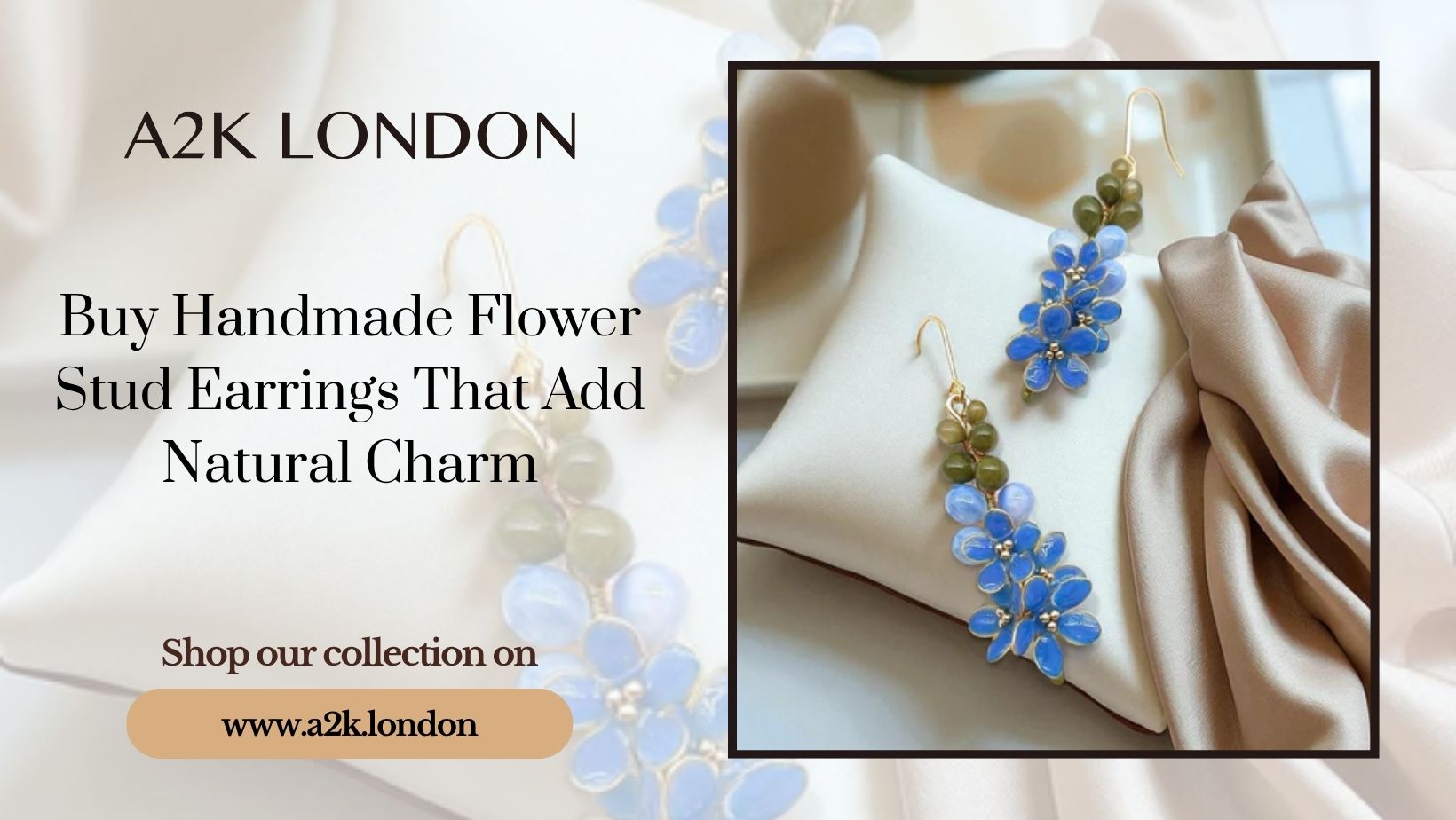 Buy Handmade Flower Stud Earrings That Add Natural Charm