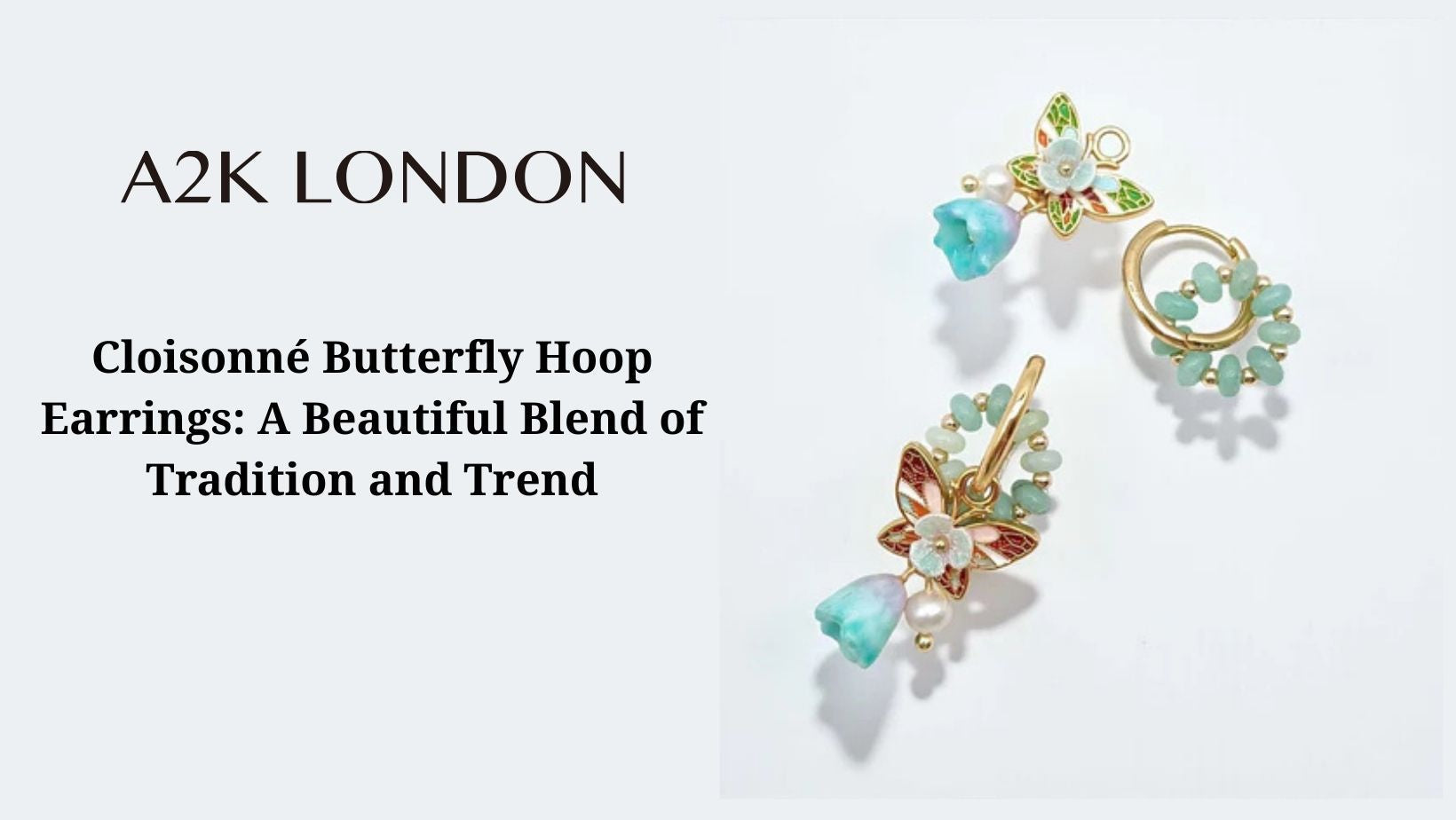 Cloisonné Butterfly Hoop Earrings: A Beautiful Blend of Tradition and Trend