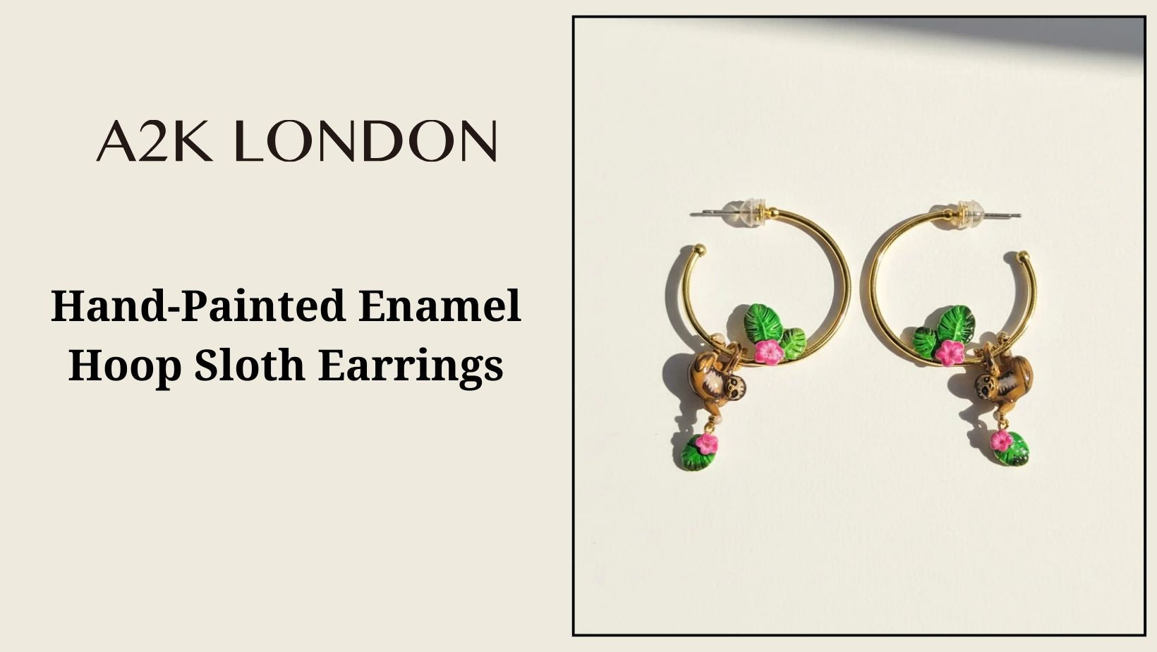 Hand-Painted Hoop Earrings: A Thoughtful Gift for Animal Lovers