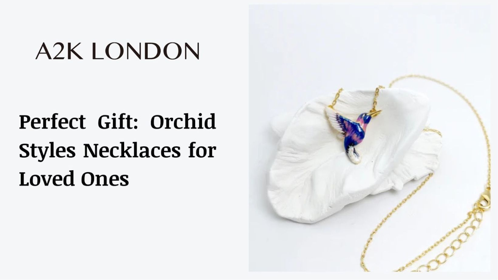 Perfect Thanksgiving Gift: Orchid Styles Resin Necklaces for Loved Ones