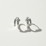 13mm Moissanite Pavé Huggie Earrings
