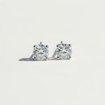 D/VVS1 Moissanite Stud Earrings