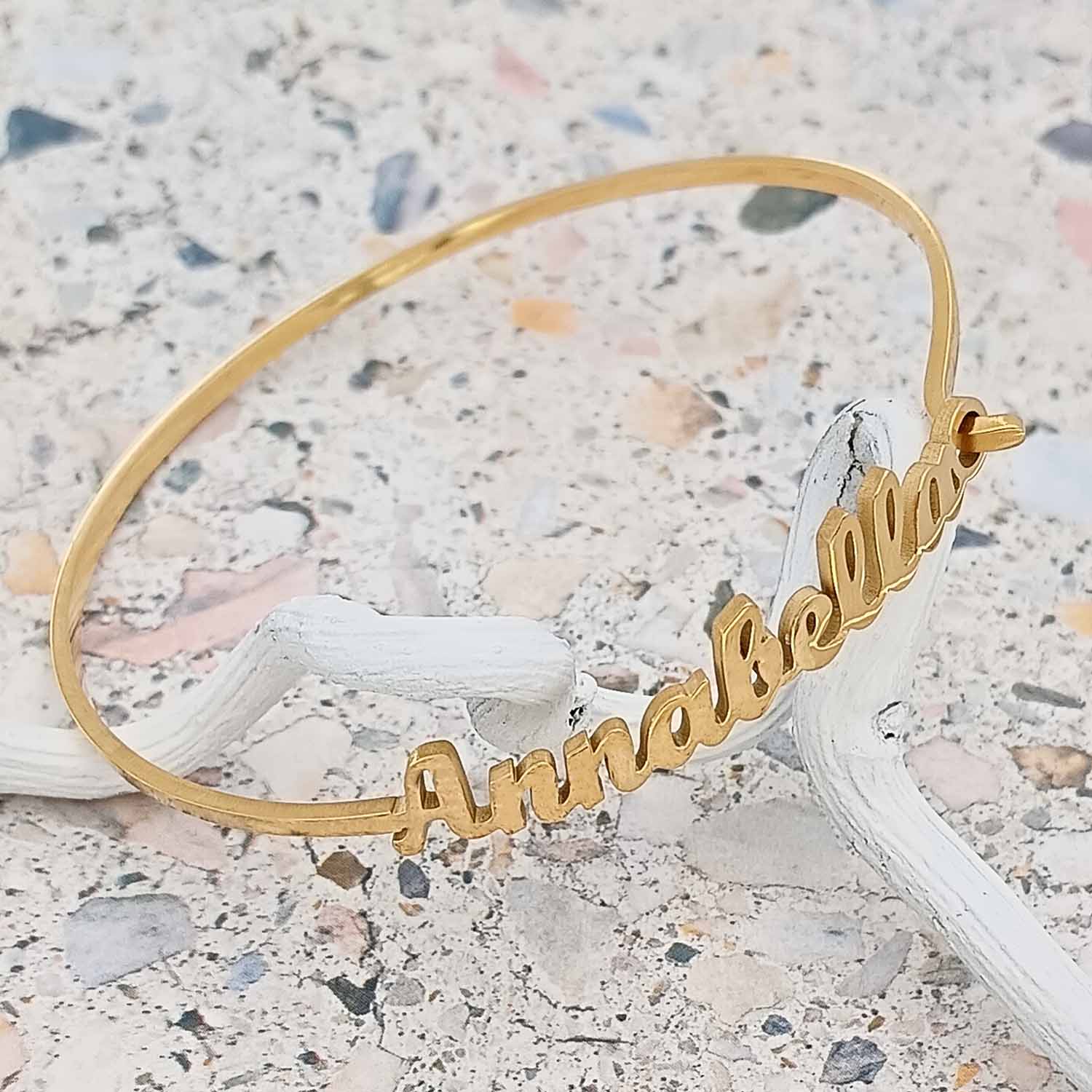 Custom Name Bracelet – Stainless Steel, Gold / Rose Gold / Silver
