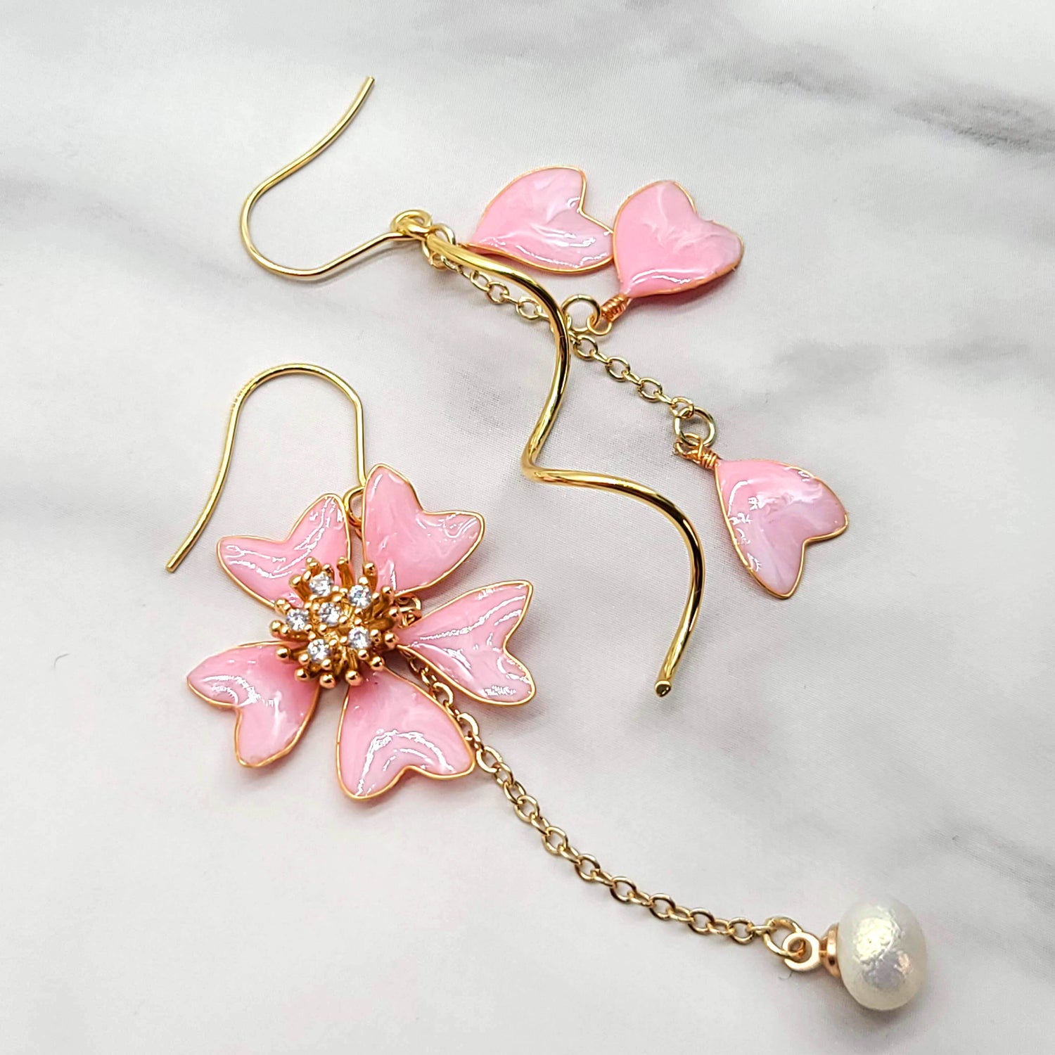 Sakura Flower Earrings