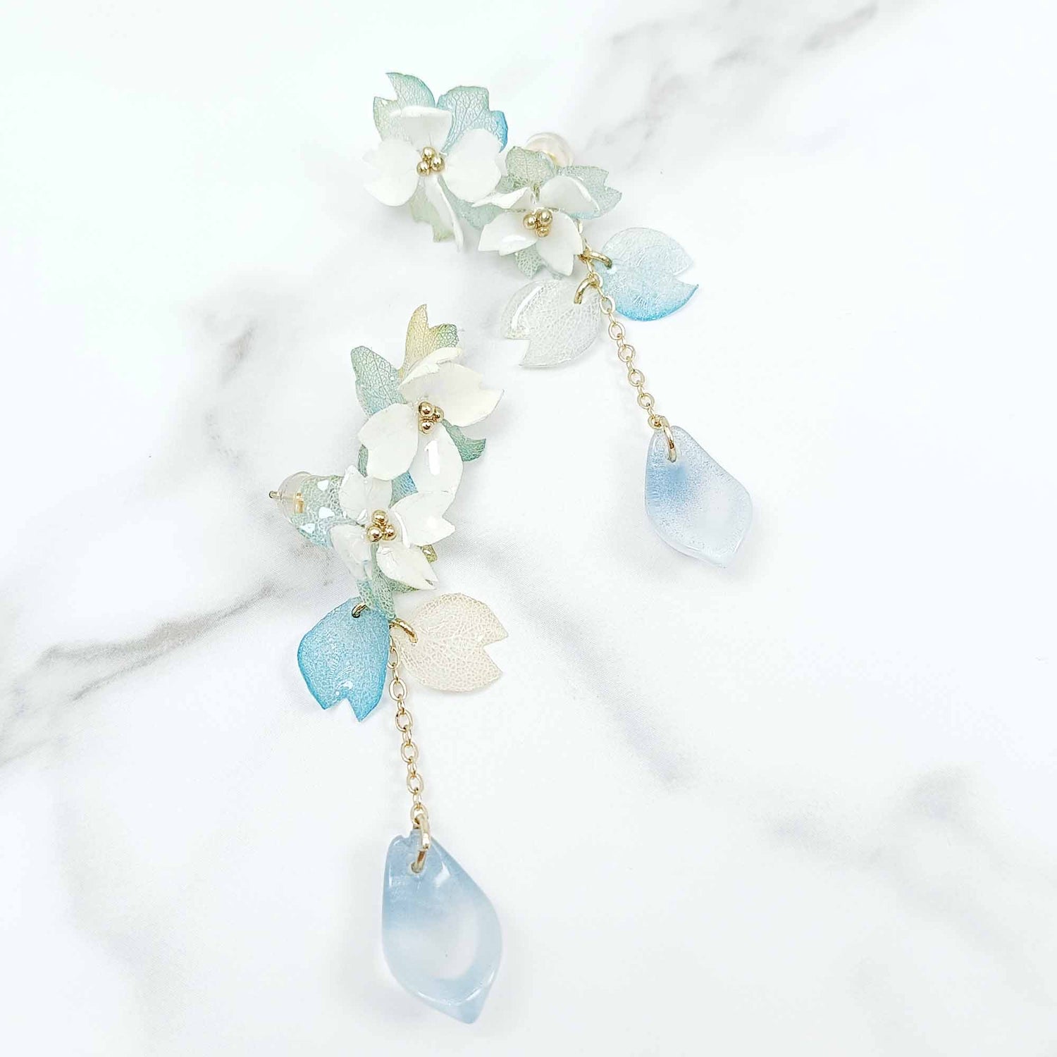 Hydrangea Flower Ear Cuff