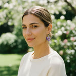 Woman with a blurred natural background