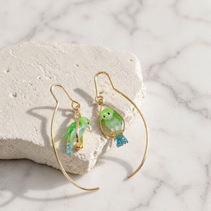 Bird Swing Earrings