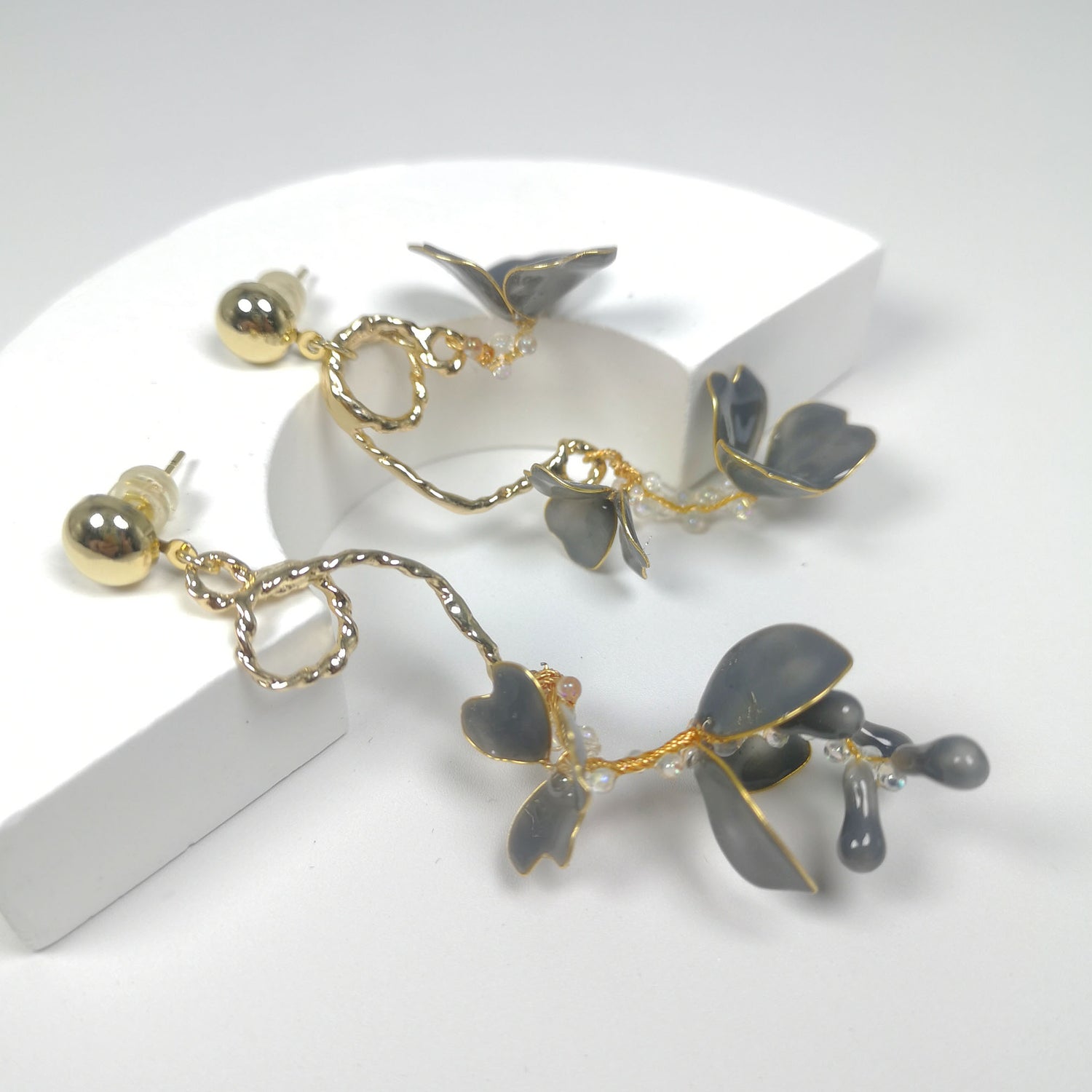 Mismatched Flower Earrings