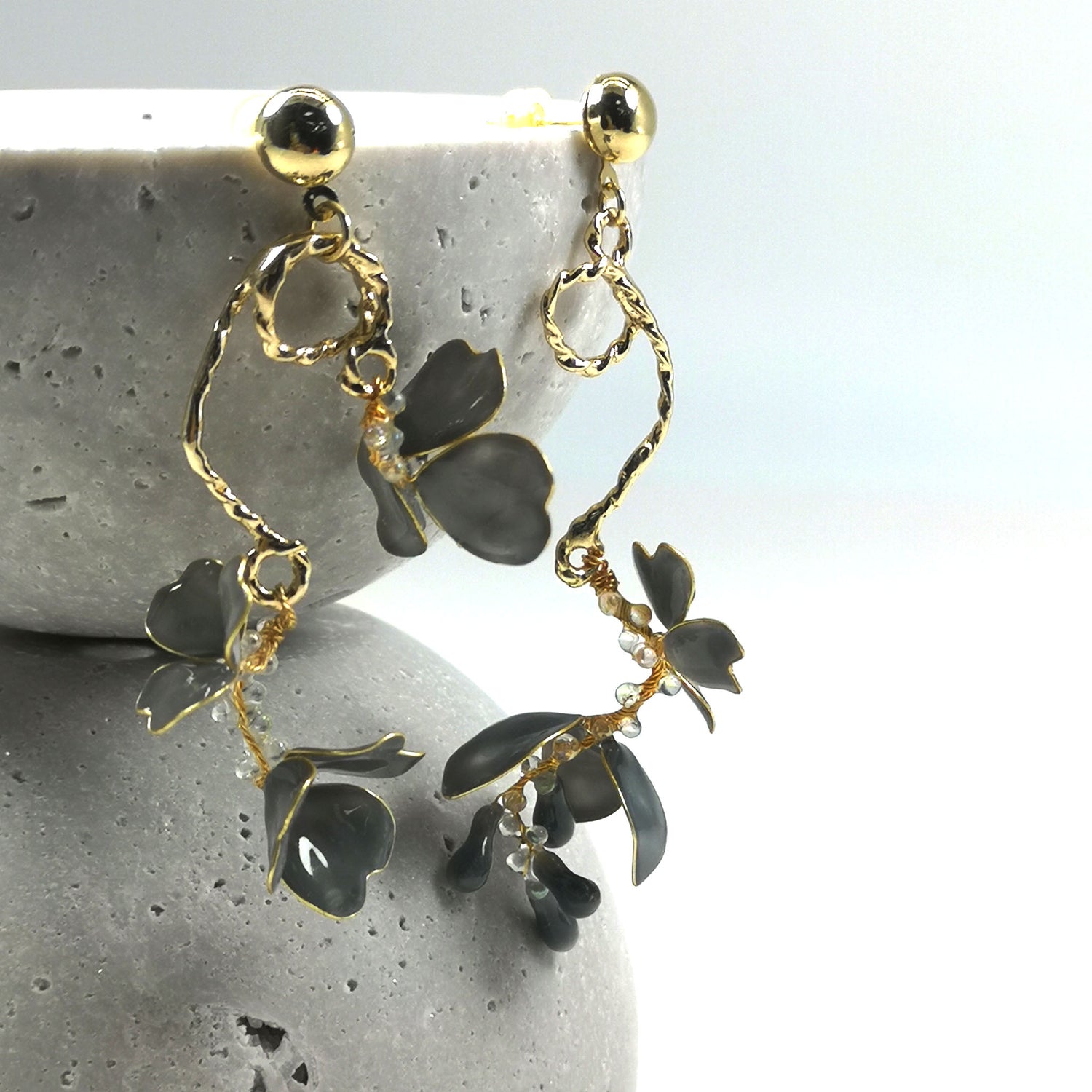 Mismatched Flower Earrings