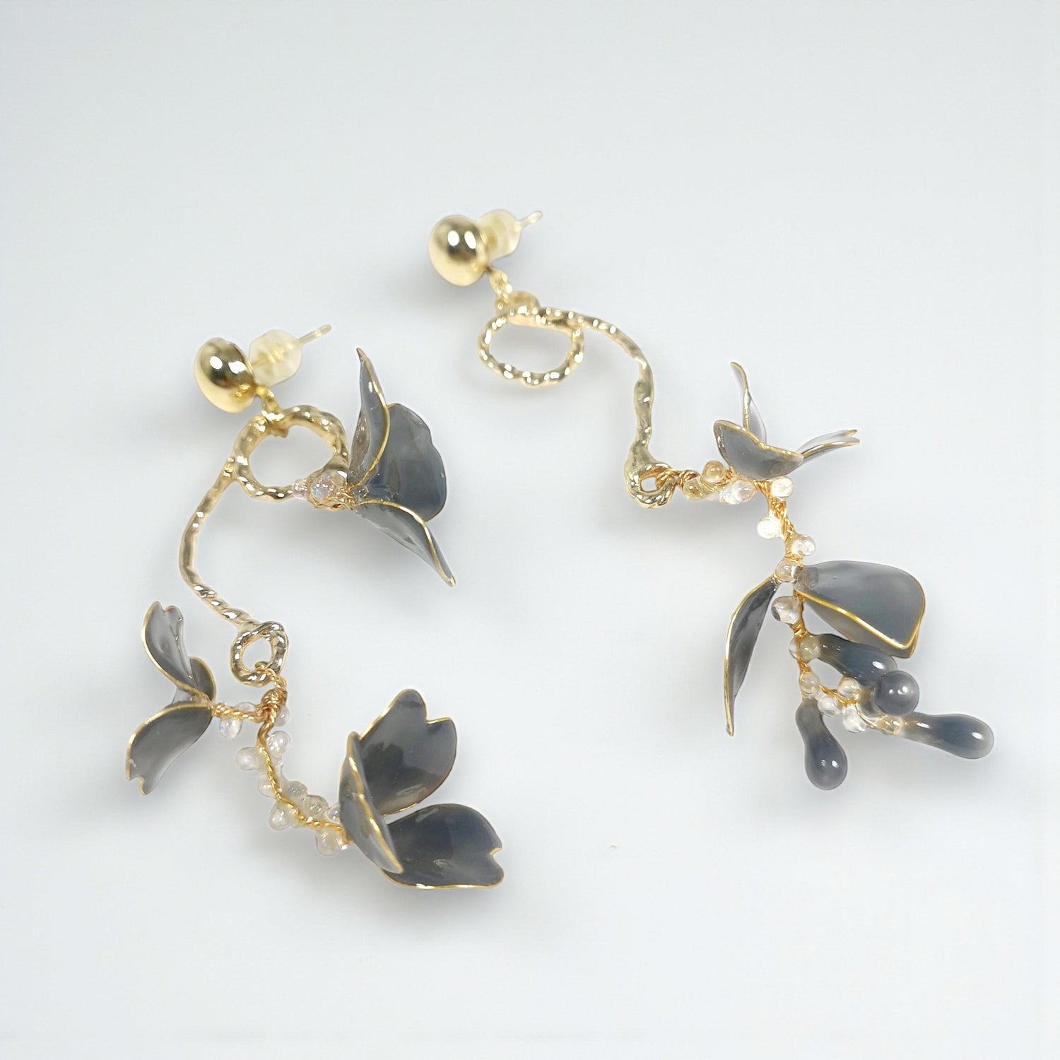 Mismatched Flower Earrings