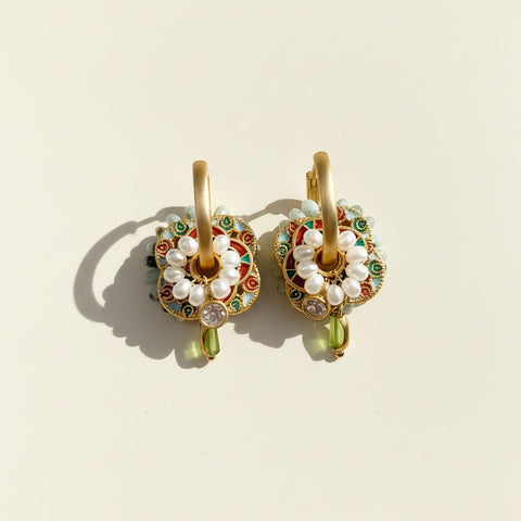 Convertible Pearl Hoops