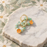 Green Agate Convertible Earrings