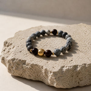 Jasper & Black Onyx Bracelet