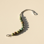 African Turquoise Jasper Bracelet | Stainless Steel Hook