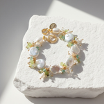 Baroque Pearl & Peridot Bracelet