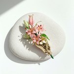 Handcrafted Floral Bouquet Brooch