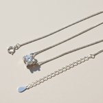 Lab-Grown Diamond Solitaire Necklace 1ct / 2ct