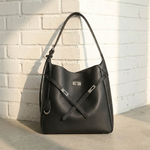Leather Hobo Shoulder Bag