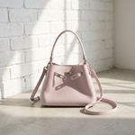 Mini Leather Top Handle Bag Crossbody Strap