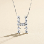Moissanite Initial Necklace A–Z