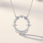 Moissanite Initial Necklace A–Z