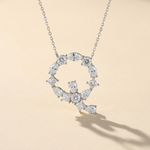 Moissanite Initial Necklace A–Z