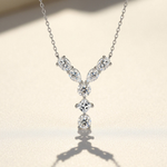 Moissanite Initial Necklace A–Z