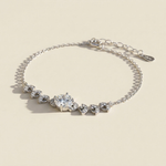 Moissanite Leaf Bracelet 1ct