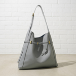 Smooth Leather Shoulder Tote
