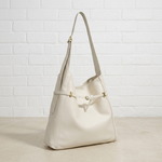 Smooth Leather Shoulder Tote