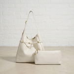 Smooth Leather Shoulder Tote