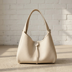 Soft Leather Hobo Shoulder Bag