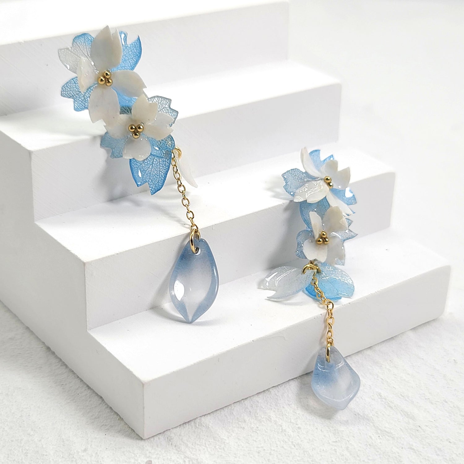 Hydrangea Flower Ear Cuff